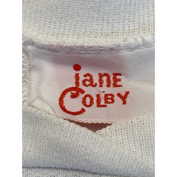 🌹 Vintage‎ Jane Colby 80s Floral Sweatshirt | Puff Print Roses | 1988 Graphic - Picture 4 of 8